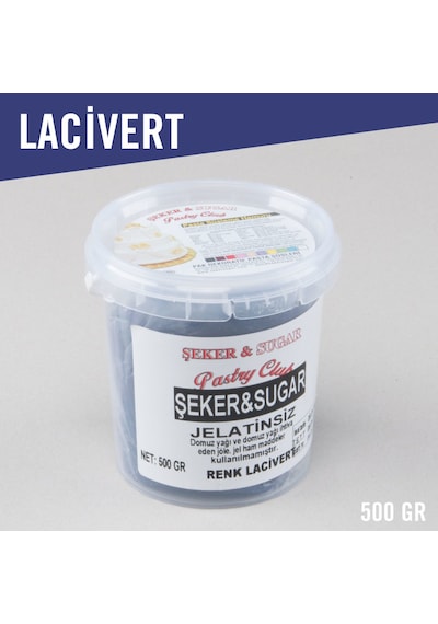 Şeker Sugar Lacivert Şeker Hamuru (500 Gr)