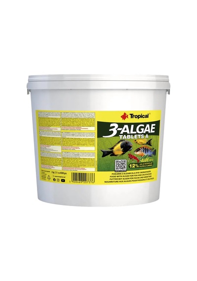 Tropical 3 Algae Tablets A 25 Adet Açık