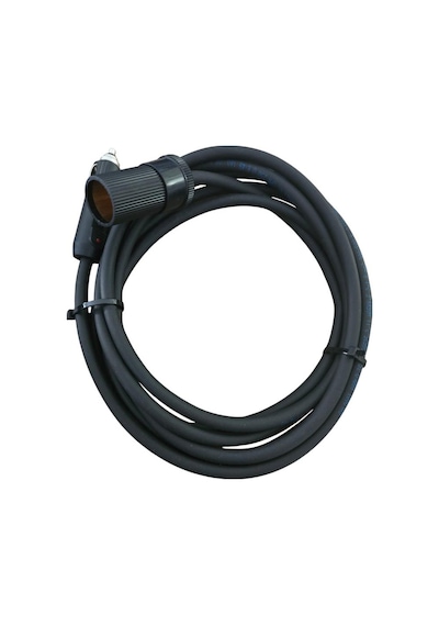 Araç Çakmak Uzatma Kablosu 12-24 Volt 16amper 2 X1,5mm Ttr Bakır 3 Mt-siyah