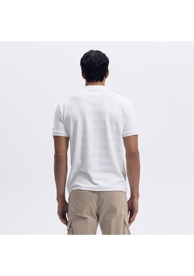 Ellesse Em493-of Polo Yaka Erkek T-shirt - Kırık Beyaz
