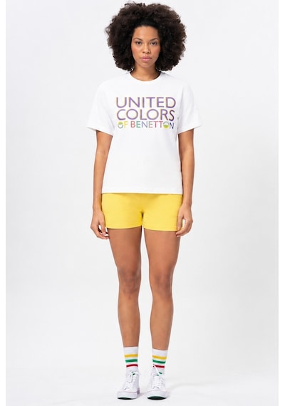 United Colors Of Benetton Kadın T-shirt Bnt-w20374 Beyaz