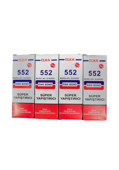 Elka 552 Süper Japon Yapıştırıcı 4 Adet