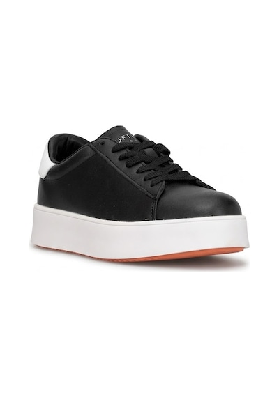 Lufian 121230053 Adel Kadın Hakiki Deri Klasik Sneaker Siyah
