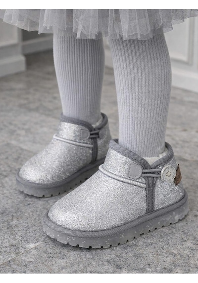 Mumenim Baby Aurora Simli 26-31 Numara Botss - Gri Gümüş