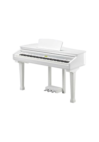 Kurzweil Kag100-wh Kuyruklu Dijital Piyano Beyaz Mini Grand Tasarım Şık Ve Modern