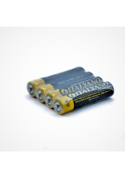 Italyano 1.5 V AAA İnce Kalem Pil 4'lü