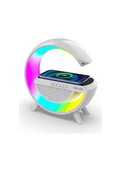 Mikado MD-G111 Rgb Bluetooth 5.0 Kablosuz Şarj Hoparlör Mikado MD-G111 Rgb Bluetooth 5.0 Kablosuz Şarj Hoparlör
