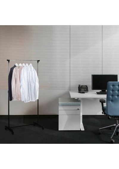 Handy Mate Nario Yükseklik Ayarlı Elbiseaskısı-siyah/krom 85x95-160x43 Cm Siyah