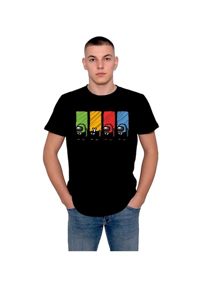 Among Us Game Gamer Konsol Tişört Unisex T-shirt 001