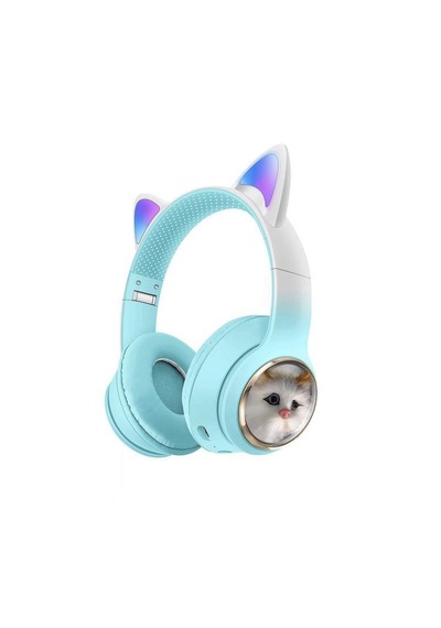 Torima HD11 Sevimli Kedi Karükatür Bluetooth 5.3 Kulak Üstü Kulaklık