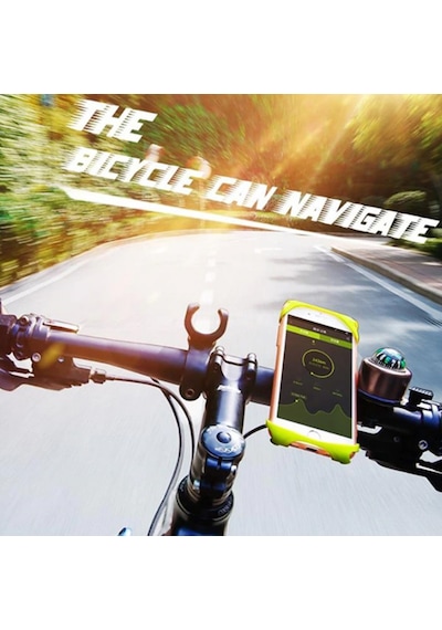 Baseus Miracle Bicycle Mounts Bisiklet Motosiklet Telefon Tutucu (475035093)-Siyah