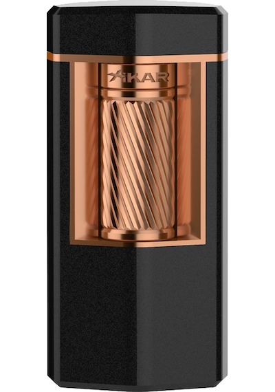 Xikar Meridian Single Lighter Siyah Rose Gold