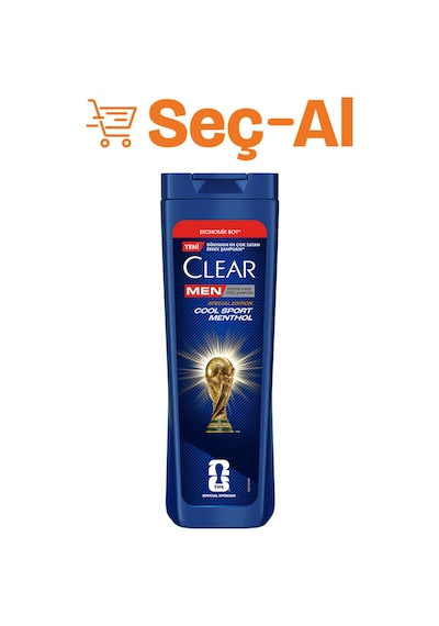 Clear Men Kepeğe Karşı Etkili Şampuan Cool Sport Menthol 600 Ml