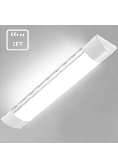 10 Adet Beyaz Led Bant Armatür 60 Cm 18 Watt Beyaz
