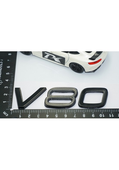 Dk Tuning V80 Siyah Abs 3m 3d Bagaj Yazı Logo Volvo İle Uyumlu