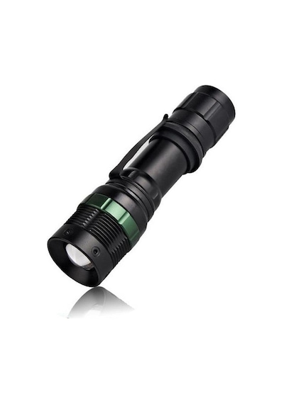 Valkyrie Cree Q5 Uzun Menzil El Feneri - Zoom - Aaa Destekli Siyah