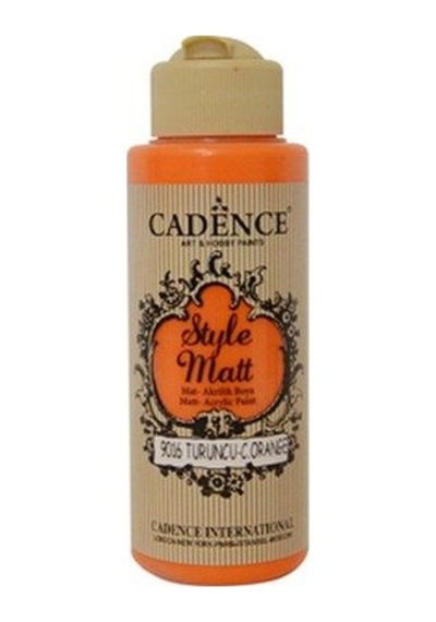 Cadence Style Matt Akrilik Boya 120Ml. 9009Açık  Sarı