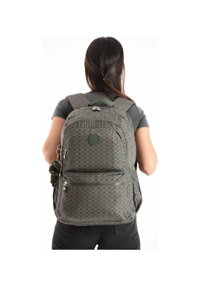 Baginn Unisex Kadın Sırt Çantası Gümlük Kullanıma Uygun Büyük Boy Seyahat Çantası 43 30 Cm Okul Çantası Haki