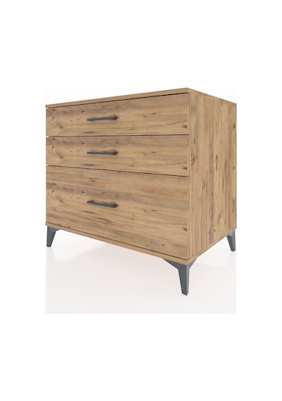 Kronos Şifonyer 3 Çekmeceli 88x59x80 Çam-çam Çam