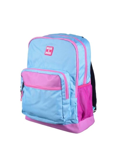 Bear & Deer School Çift Gözlü Sırt Çantası Turkuaz Bd-cn0239 Diğer