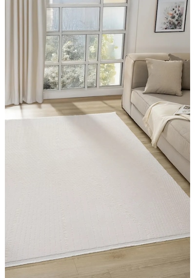 Seyran Halı Lima 0558 Krem Akrilik Makine Halısı