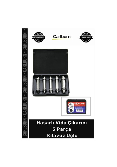 Özel Üretim Profesyonel Kırık Cıvata Sökücü Çelik Hasarlı Vida Çıkarıcı 5 Parça Kılavuz Uçlu Diğer
