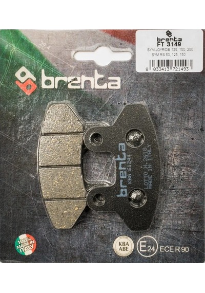 Sym Rs 150 Ön Fren Balata Brenta Made İn İtaly