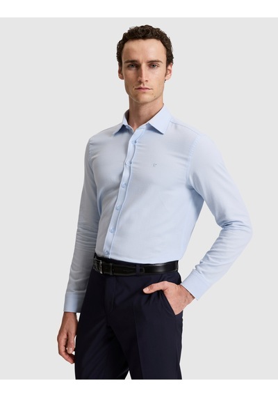 Pierre Cardin Erkek Açık Mavi Gömlek Desenli 50319944-vr003