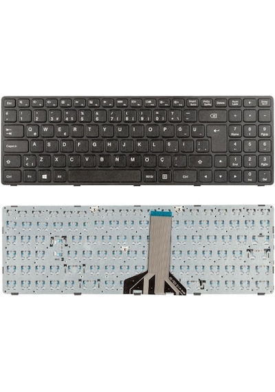Lenovo Uyumlu 100-15Ibd I3, I5, I7, 80Qq, A69 Notebook Klavye (Siyah Tr) - 541486924