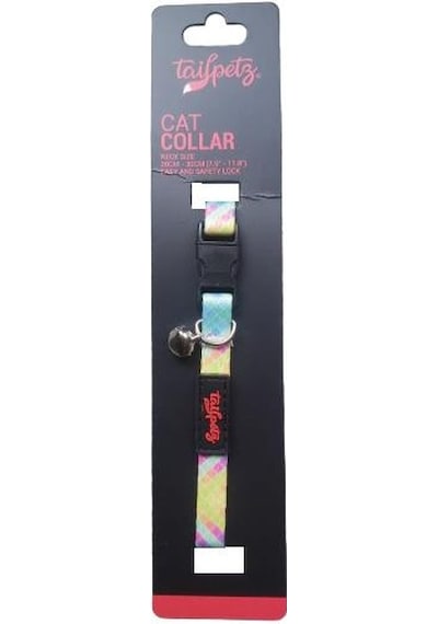 Tailpetz Cat Color Easy & Safety Lock Mırror Ayarlanır Kedi Boyun Tasması