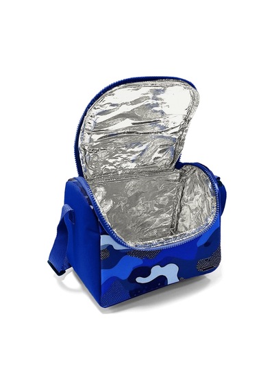 Coral High Kids Lacivert Saks Kamuflaj Desenli Thermo Beslenme Çantası 22789 Saks Mavi