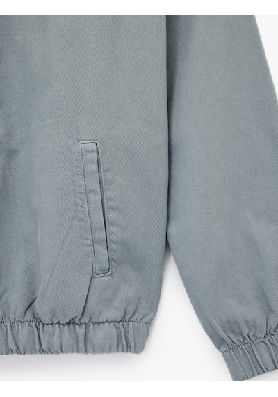 Koton Pamuklu Uzun Kollu Fermuarlı Oversize Kapşonlu Jean Ceket Taş 7wam50002nd Koton Pamuklu Uzun Kollu Fermuarlı Oversize Kapşonlu Jean Ceket Taş 7wam50002nd