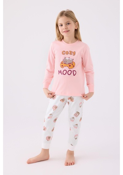 Rolypoly Kız Çocuk Uzun Kol Pijama Takım A.pembe-1722 Pembe Rolypoly Kız Çocuk Uzun Kol Pijama Takım A.pembe-1722 Pembe