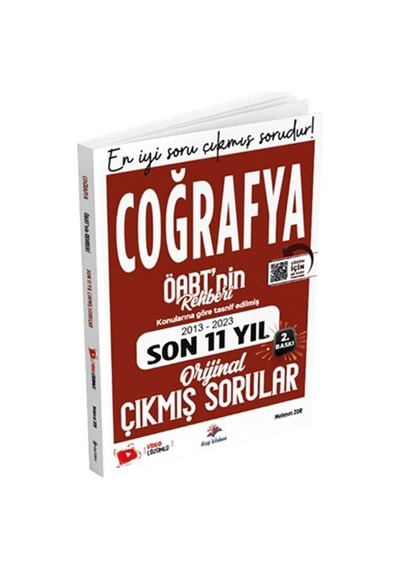 Kpss Öabt Coğrafya Öğretmenliği Konulara Göre Tasnif Edilmiş Tamamı Video Çözümlü Son 11 Yıl Çıkmış Sorular Dizgi Kitap
