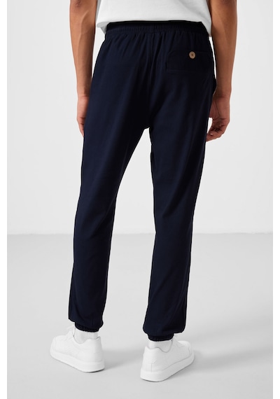 Tommylife Lacivert Standart Fit Dokuma Hafif Esnek Chino Erkek Pantolon - 82176 Lacivert
