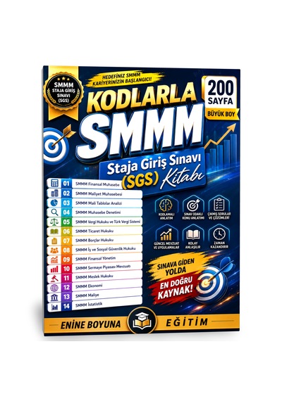 Kodlarla Smmm Staja Giriş Sınavı Sgs Kitabı