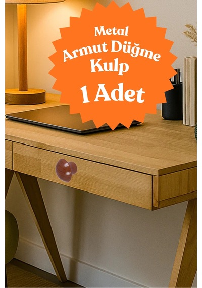 Klc Metal Yuvarlak Armut Düğme Kulp Çocuk Odası, Mutfak Ve Dolap İçin Modern Çekmece Kulbu Kulpları Armut Armut