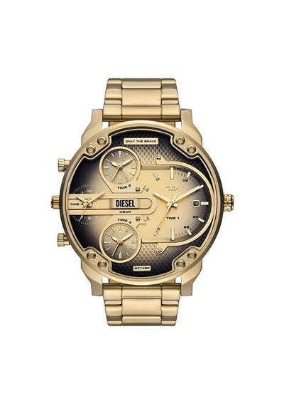 Diesel Dz7490 Quartz Çelik Altın Rengi 54 Mm Erkek Kol Saati Altın