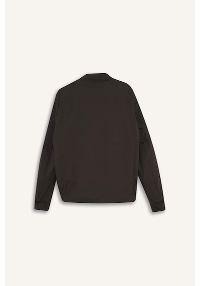 Defacto Slim Fit Dar Kesim Dik Yaka Fermuarlı Su Geçirmez Mont F0880ax25aubn581 Kahve