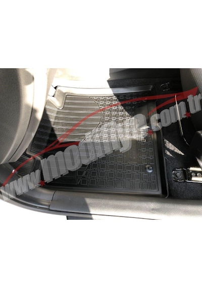 Kia Ceed 2013-2014 3D Kauçuk Havuzlu Paspas Kokusuz Araca Özel