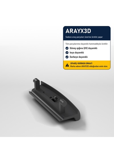 Arayx3d Opel Astra H Uyumlu Orta Konsol Kolçak Mandalı Kolçak Kapağı Kilit Dili Siyah