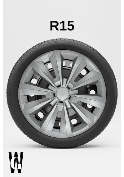 Renault Clio 4 15 İnç Jant Kapağı 4 Adet Gri G109