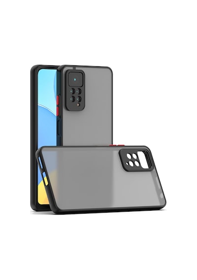 Fibaks Redmi Note 11/11s Uyumlu Kılıf Mat Parmak Izi Yapmaz Kamera Korumalı Renkli Tuşlu Sert Silikon