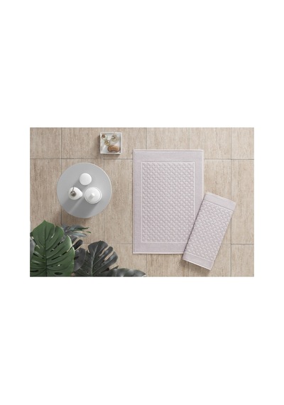 Crissel 2'li Ayak Havlusu 50x70 Cm Gri