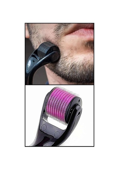 Muhen 540 Iğneli 0.5mm Iğne Derma Roller Titanyum Uçlu Saç Sakal Çıkarıcı Bakım