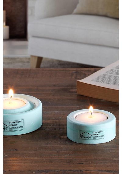 Holder 2'li Set Mumluk Tea Light Mumluk Seti Dekoratif Şamdan Mumluk 001