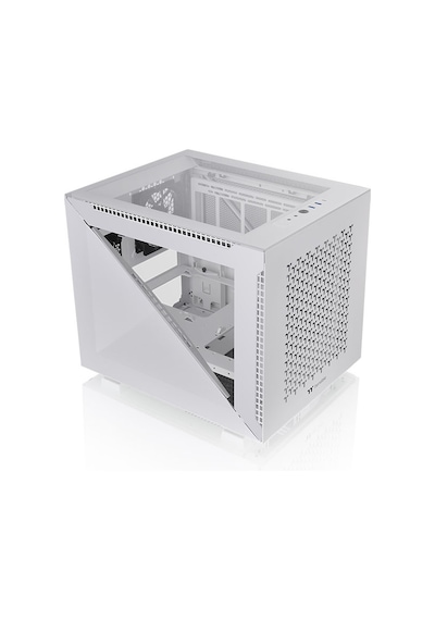 Thermaltake Divider 200 TG CA-1V1-00S6WN-01 Micro Atx Oyuncu Bilgisayar Kasası Beyaz