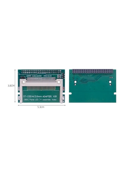 2.5 İnç Ide To Cf Çevirici Adaptörü Compact Flash -2.5 İnç Ide Çevirici