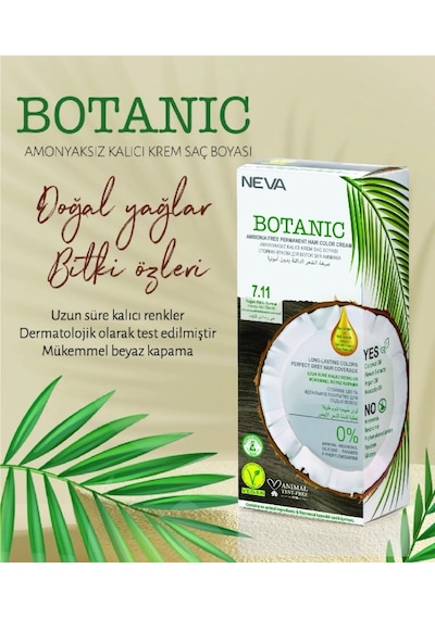 Botanıc Amonyaksız Kalıcı Krem Boya Seti 7.11