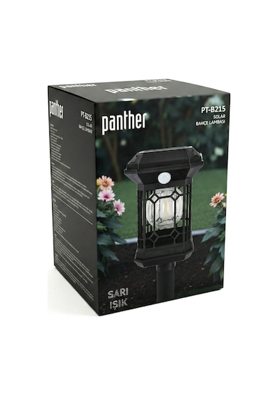 Panther Solar Led Bahçe Lambası Pt-b215 -